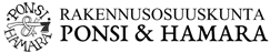 Rakennus Osk Ponsi & Hamara logo